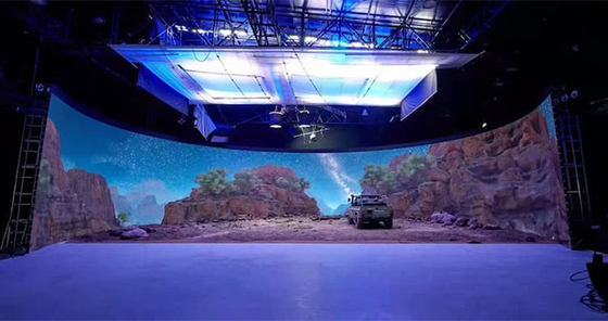 XR-Studio-Hintergrund geführte Wand, Innen-3D Immersive Hd führte Anzeige