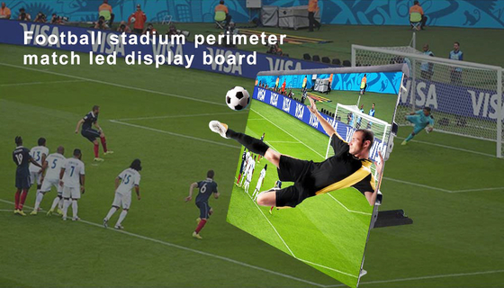 Fußball-Stadions-Bildschirm Videotron P10 führte Umkreis-Werbungs-System