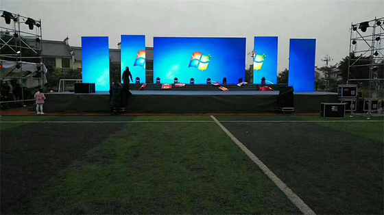 Großes farbenreiches geführtes Anzeigen-Bildschirm-Stadium im Freien 250x250mm