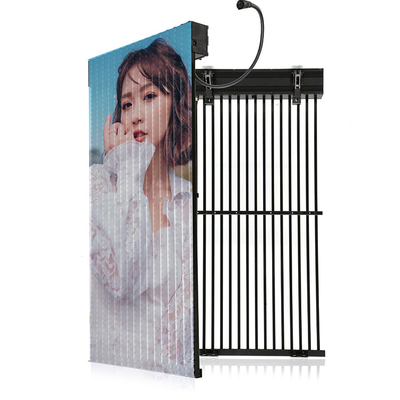 Ultra dünner Schirm-im Freien hohe Bildwiederholfrequenz LED Mesh Display Full Color Curtain