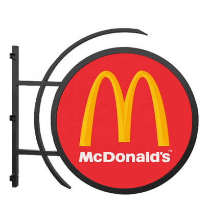 Kleine Werbung geführter Bildschirm-Brett-Speicher-Digital-Kreis Logo Sign 3840HZ